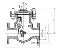 DH44Yͷm͜ʽֹy150(Lb)600(Lb)γߴD