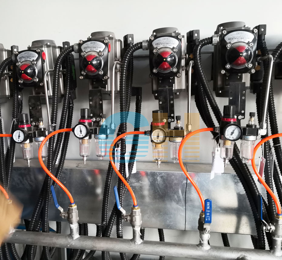 氣動高溫耐磨球閥-國電菏澤電廠噴氨***化項目現場